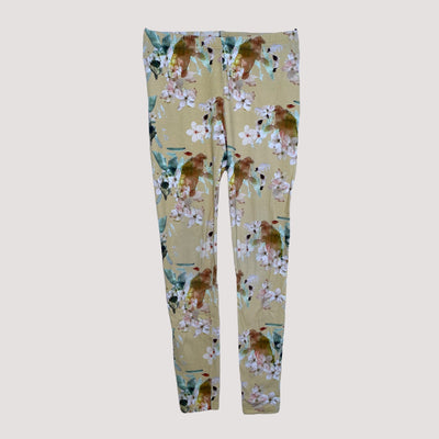 leggings, yellow blossom | women S