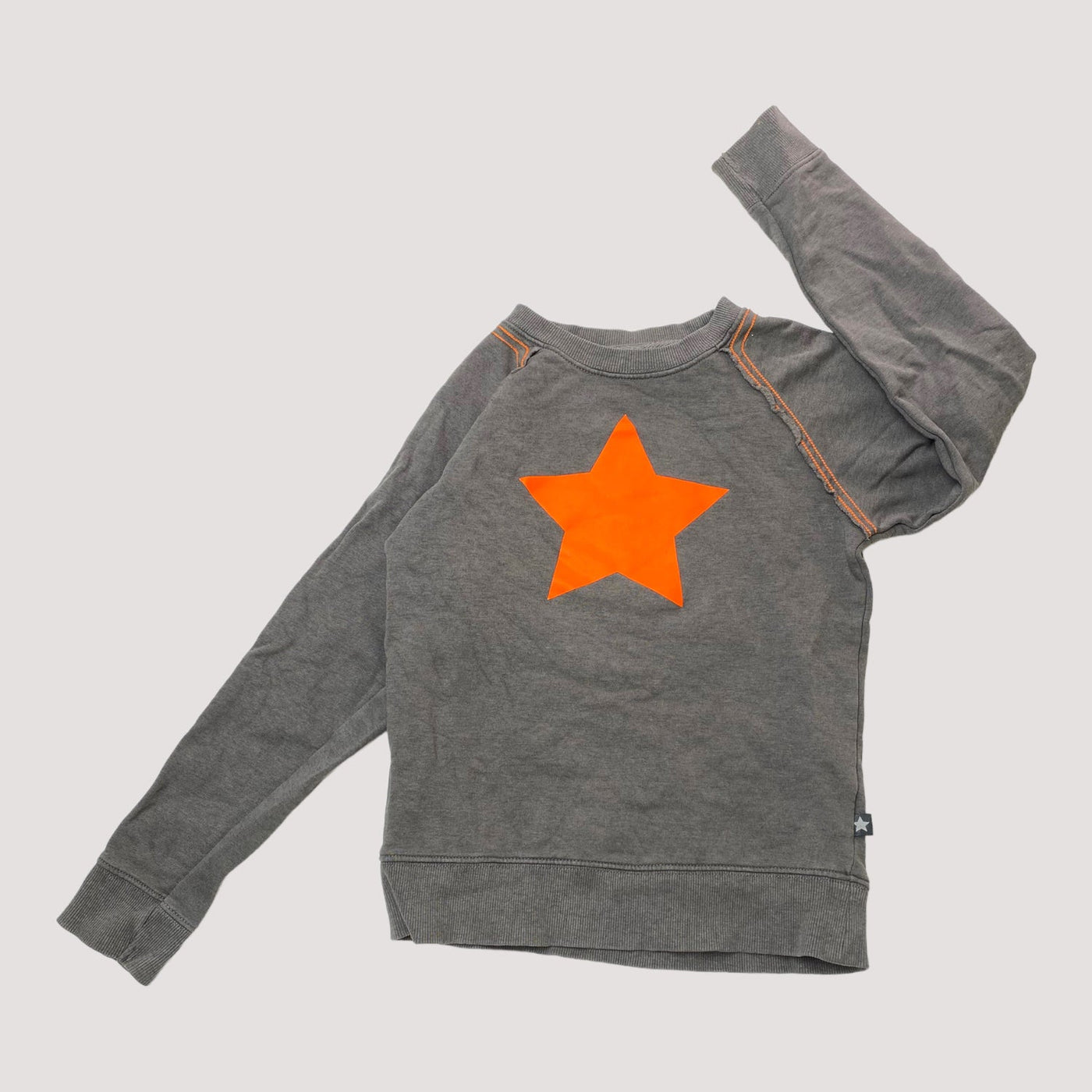 sweatshirt, orange star | 140cm