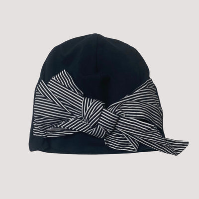 bow beanie, black | 38/40cm