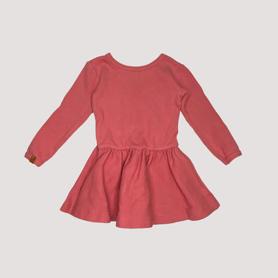 rib dress, pink |  62/68cm