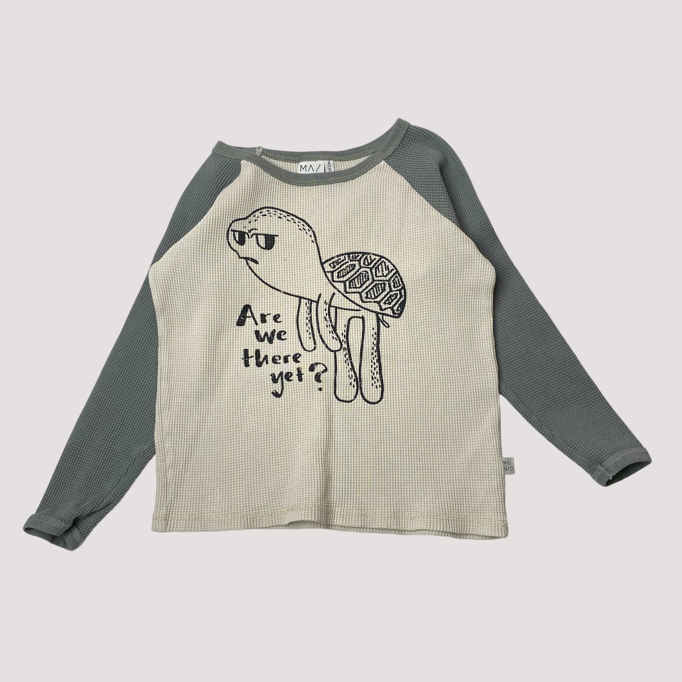 waffle shirt, hasty turtle | 122/128cm