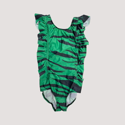 Mini Rodini ruffle swimsuit, tiger | 116/122cm