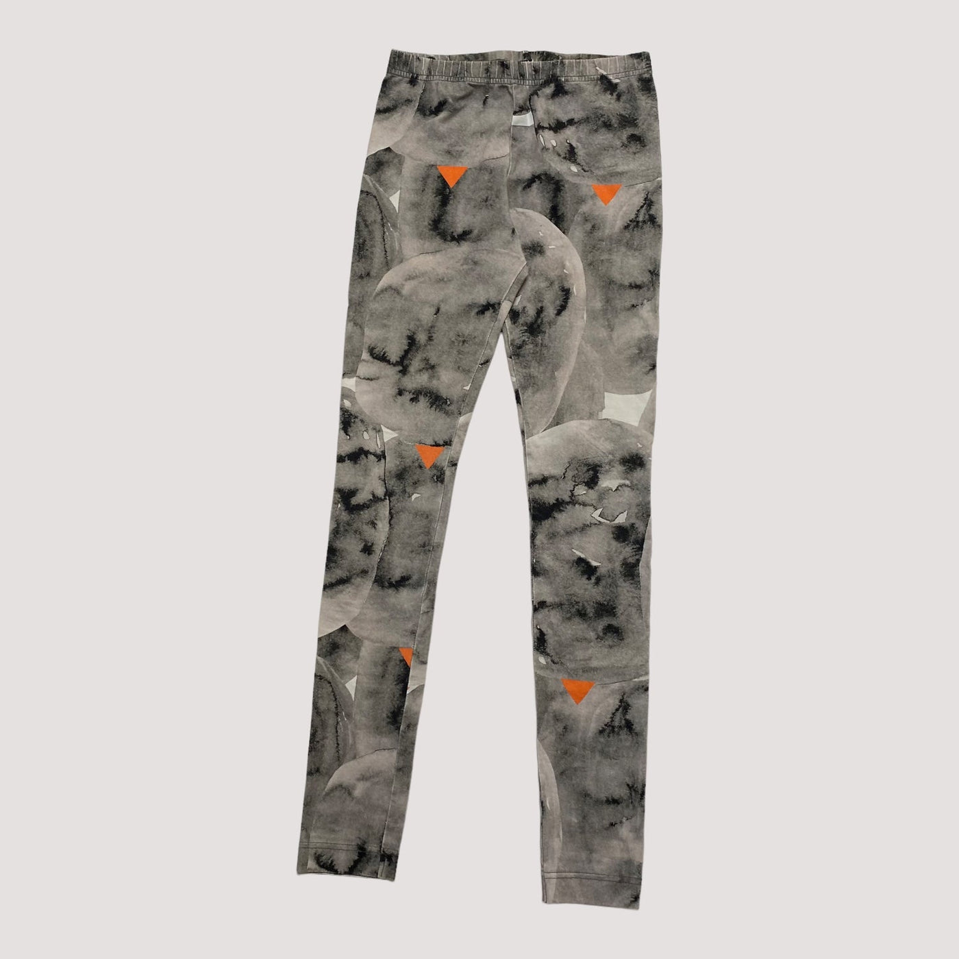 leggings, grey/orange print | woman XS