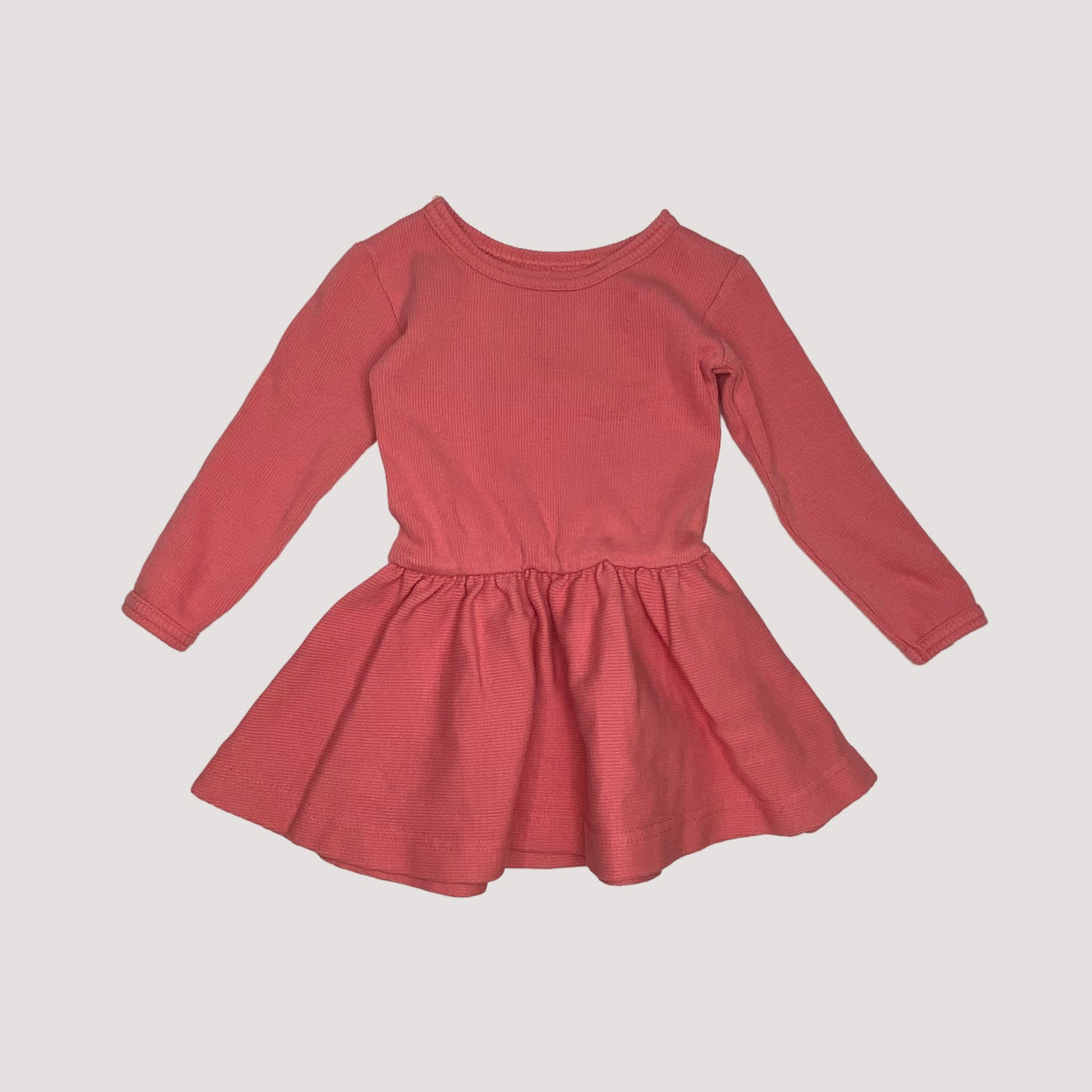 Metsola rib dress, pink | 62/68cm