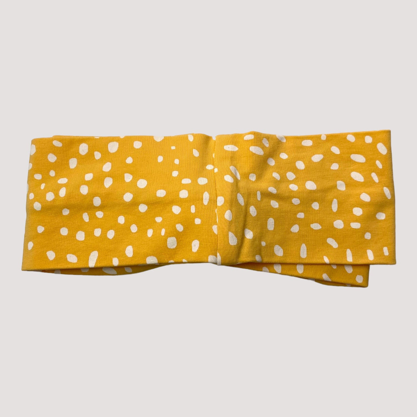 Kaiko knot headband, yellow dots | 48/50cm