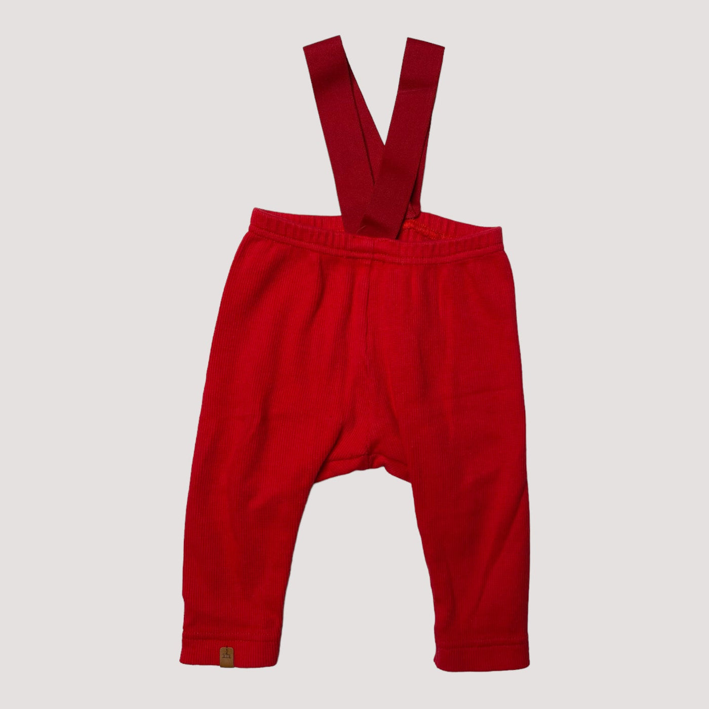 rib brace leggings, red | 62/68cm