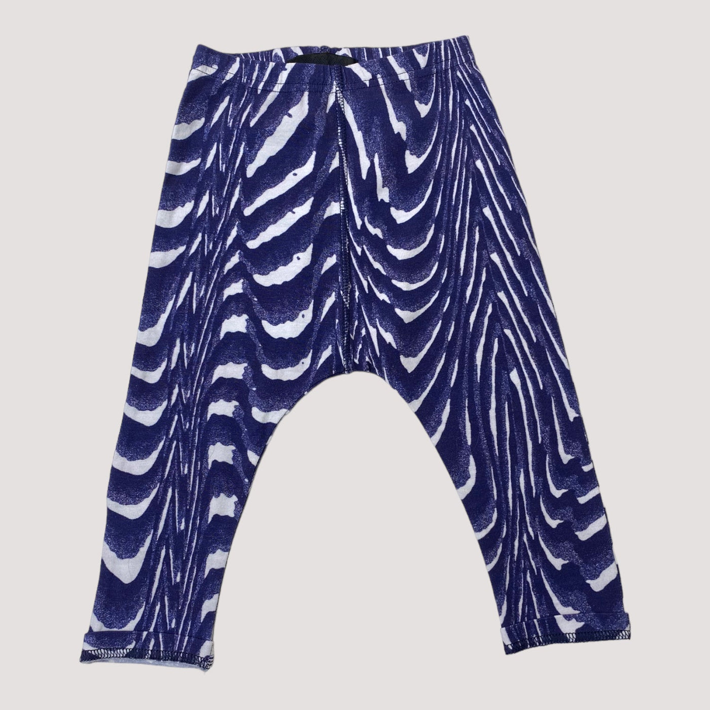 baggy pants, white/blue | 70cm