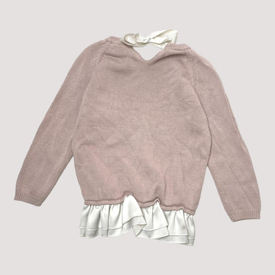 frill knit shirt, pink | 110/116cm