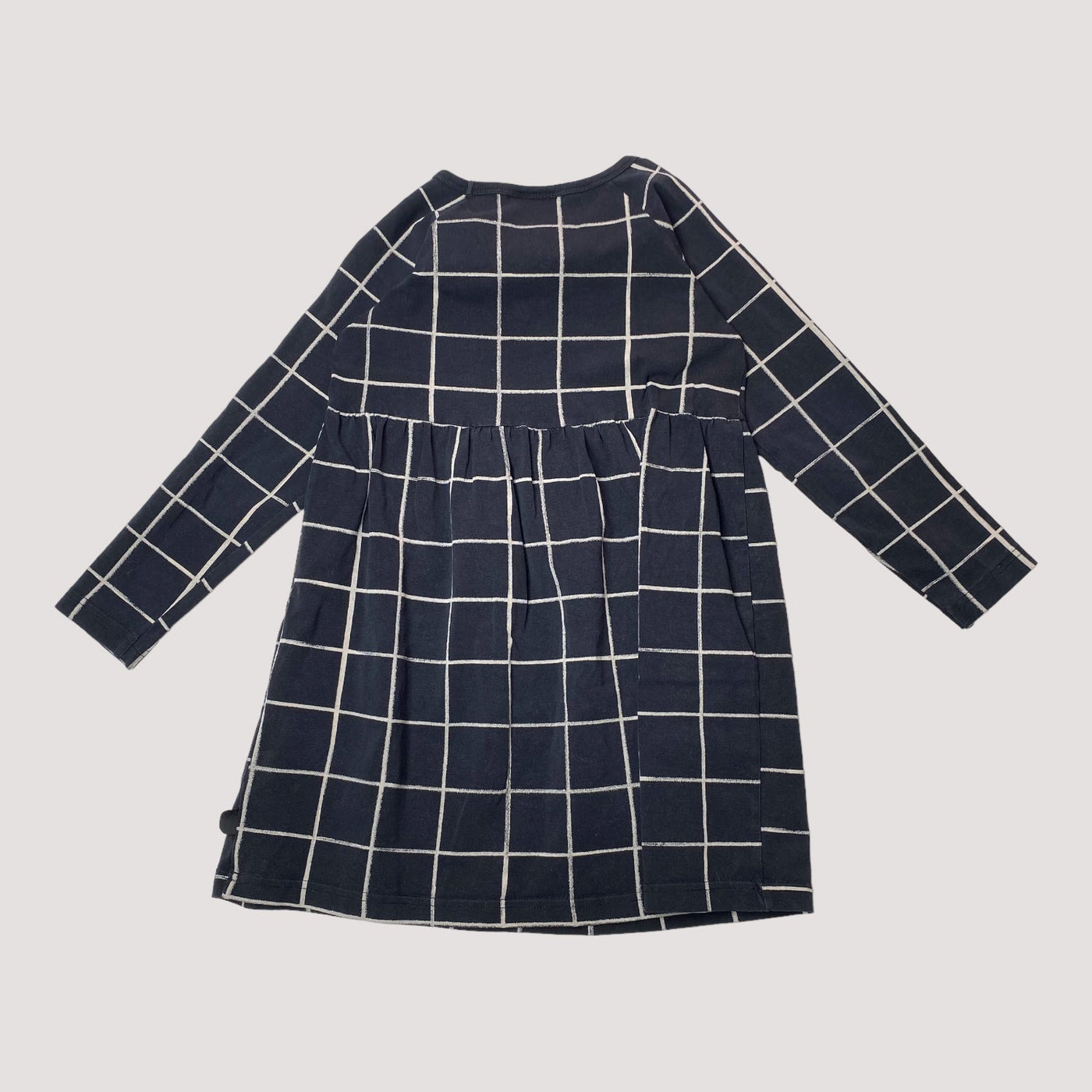 bow dress, black/white | 110/116cm