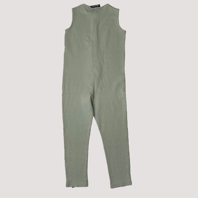 waffle jumpsuit, pistachio | 122/128cm