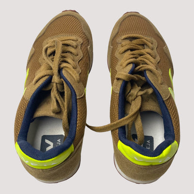 veja sdu alveomesh sneakers, golden brown / yellow | 38
