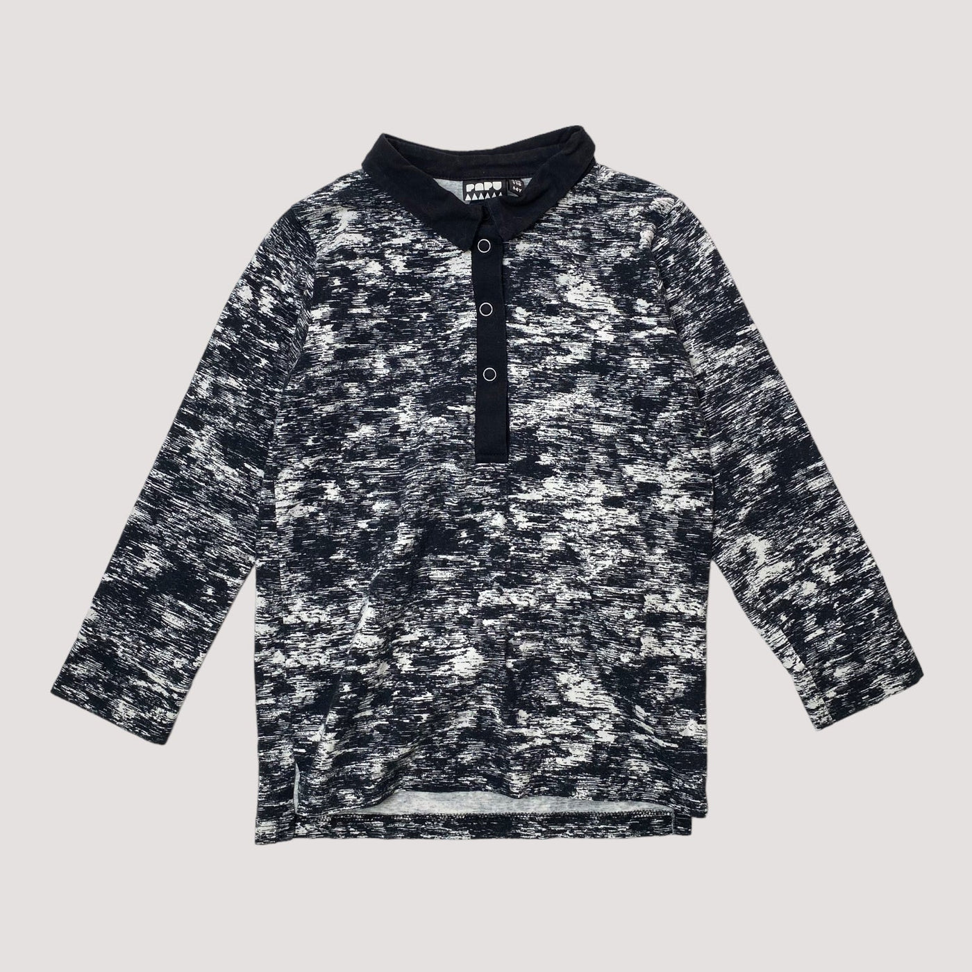 fitted shirt, black | 110/116cm