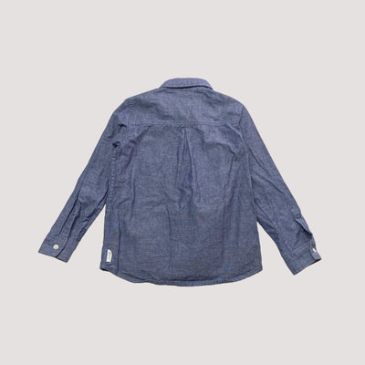 Ebbe shirt, blue | 110cm