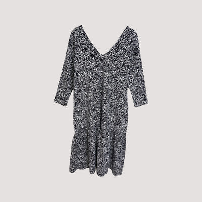 t-shirt dress, black/white | woman M