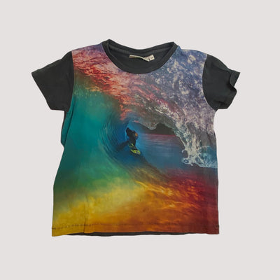 t-shirt, rainbow surfer | 104cm