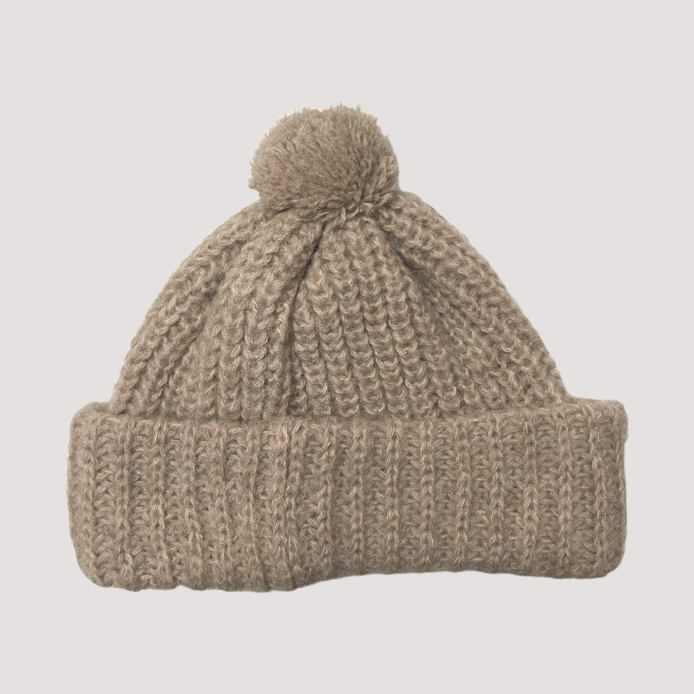 chunky beanie, sand | women XXL