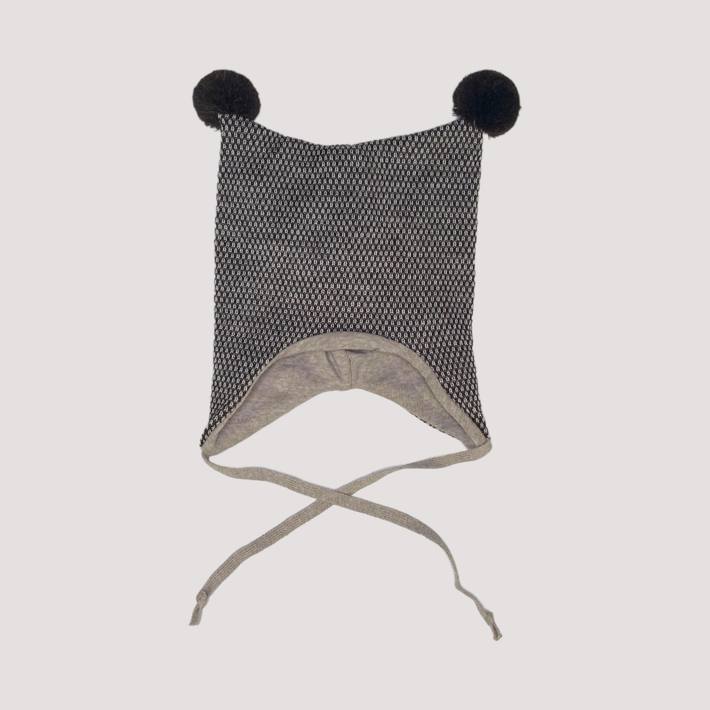 wool beanie, brown | 0-3m