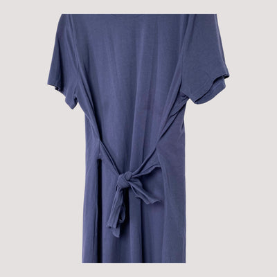 t-shirt belted dress, midnight blue | woman XL