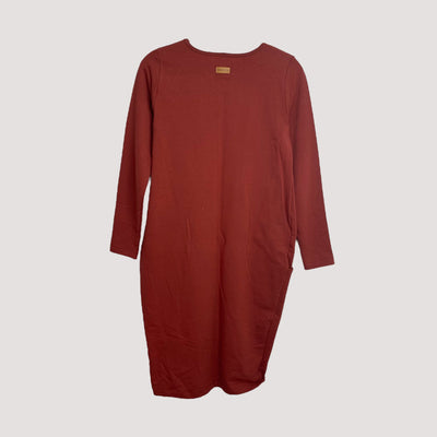 Metsola sweat tunic dress, mahogany | women M