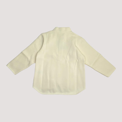 comfy jacket, cream | 4-5y