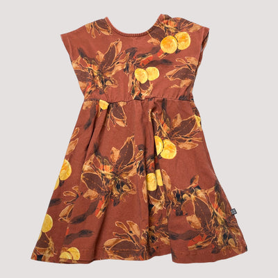breeze dress, amber orange | 86/92cm